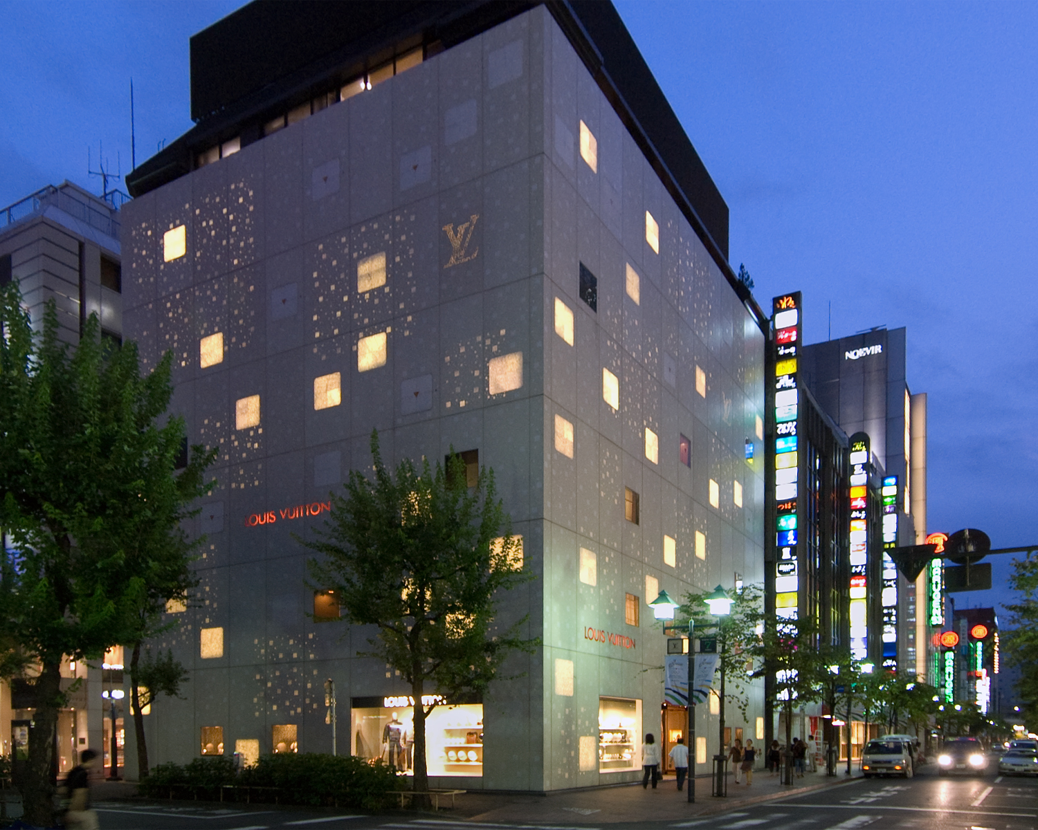 New Louis Vuitton Ginza Namiki flagship store in Tokyo inspired by